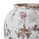 VINTAGE CLAY POT WHITE 75